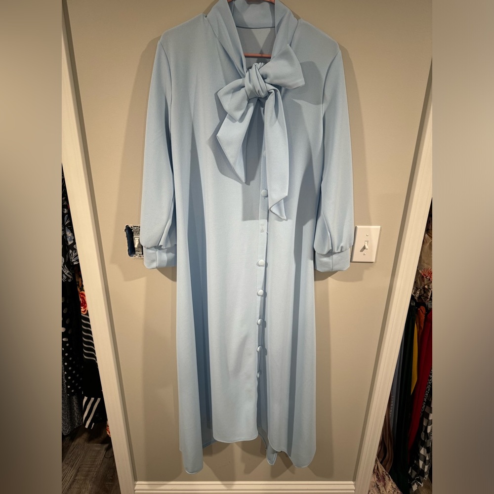 Baby Blue Bow Dress
